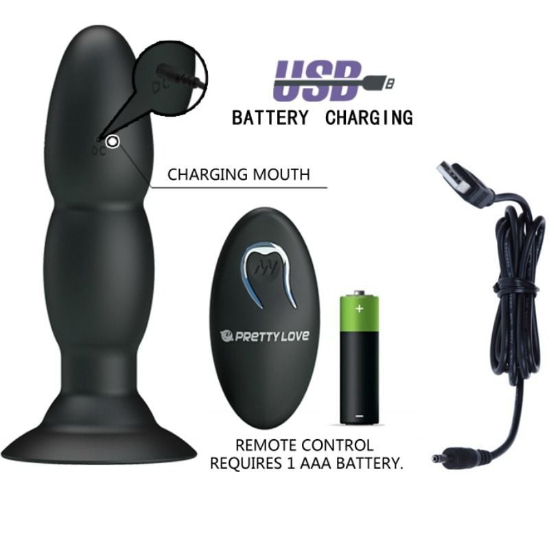 Lleva el magnífico placer de la estimulación anal a su límite con este plug vibrador