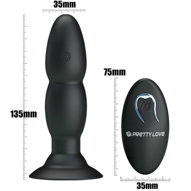 Lleva el magnífico placer de la estimulación anal a su límite con este plug vibrador