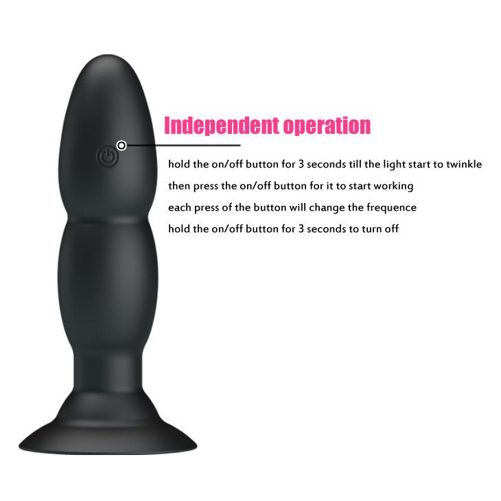 Lleva el magnífico placer de la estimulación anal a su límite con este plug vibrador