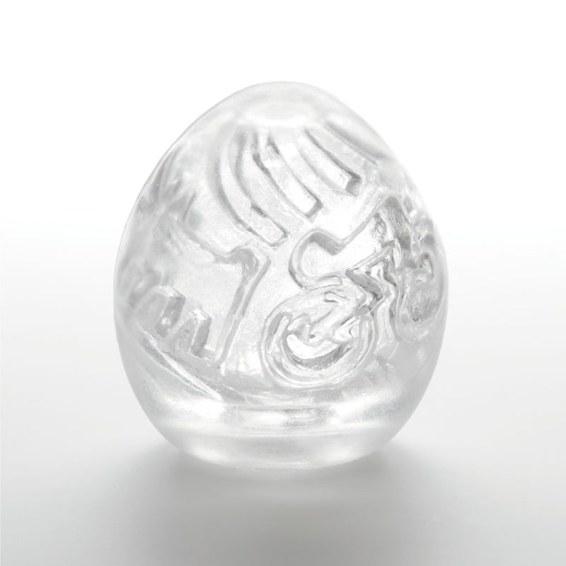 Tenga Huevo masturbador tenga edición especial diseñada por Keith Haring. Formato transparentes, para ver y notar las formas. Tenga Egg Keith Haring Street