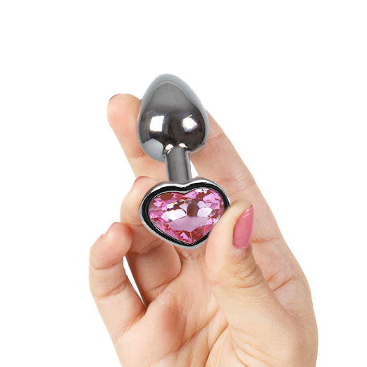 Plug anal con joya corazón S 0