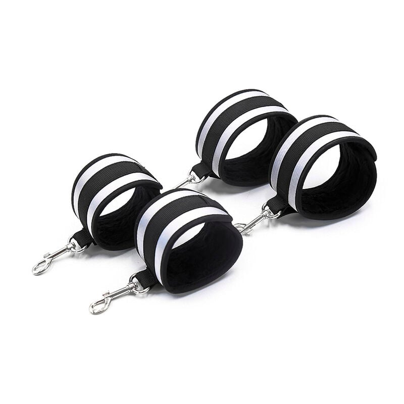 50 Sombras de Grey Esposas cómodas para muñecas o tobillos, juntando dos se convierte en un bonito collar. Esposas Soft