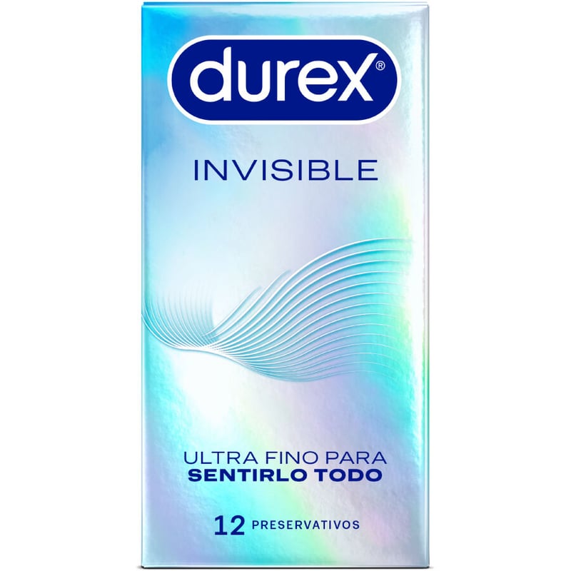 Durex Durex Invisible, el condón más fino incluso más que contacto total. Póntelo y disfruta de no llevar nada sin perder seguridad. Durex Invisible Sensitivo 12 ud