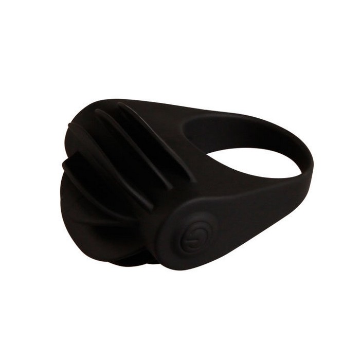 Chester anillo vibrador negro