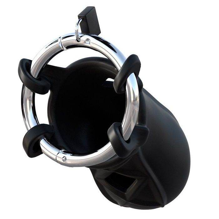 Pipedream Fantasy c-ringz extreme silicone cock blocker de Pipedream, marca premium C-ringz extreme jaula pene silicona