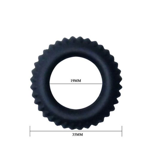 Baile For Him Baile Titan Cockring Black 1.9Cm