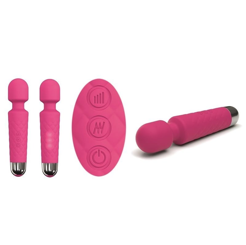 Marc Dorcel Masajeador de silicona de color Rosa, para estremecer tu cuerpo, relajarlo y proporcionarle sensaciones únicas. Wanderful Wand