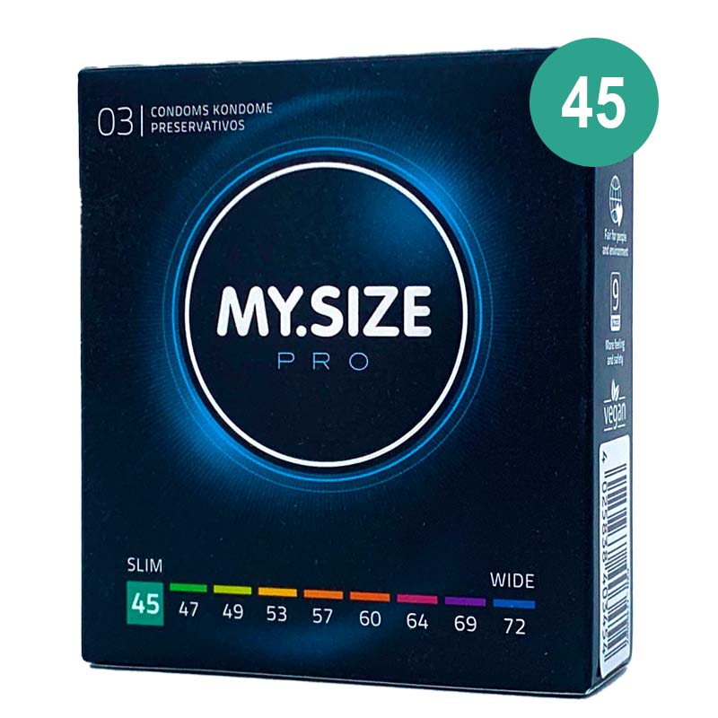 MySize Pro Talla 45 caja 3 Uds 0