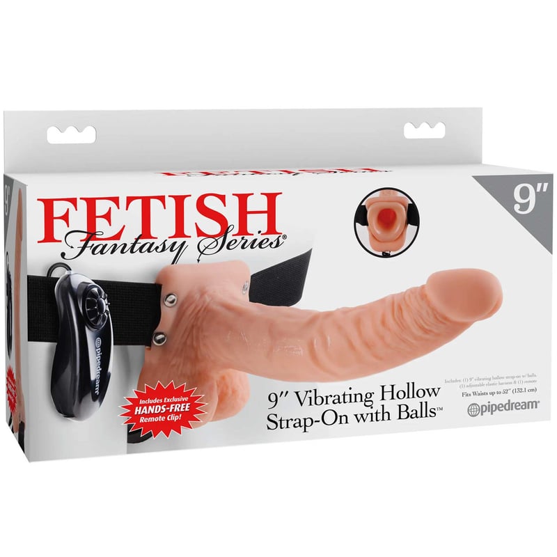 39 Strap-on vibrador 23 cm 1