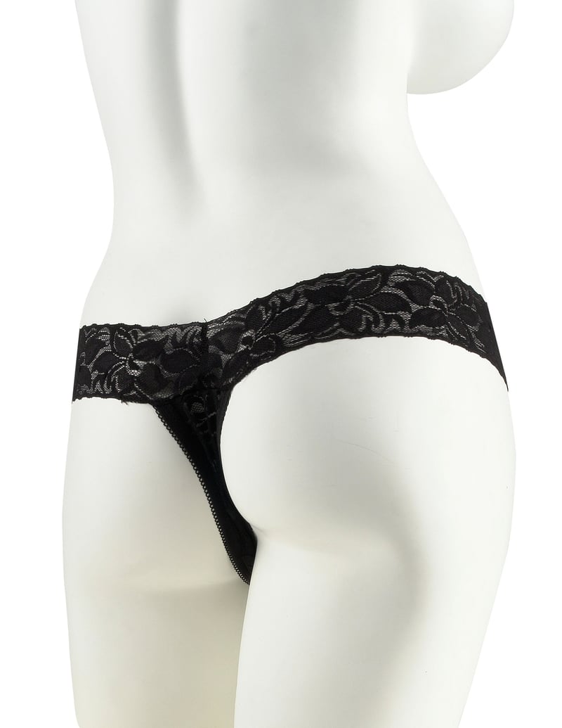 Pipedream Tanga de encaje con bolsillo para bala y control remoto. Para momentos divertidos. Braga Vibradora Control Remoto