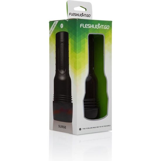 Fleshlight Masturbador más compacto, edición de viaje, para que te lo lleves a cualquier parte, diseño más elegante y texturizado. Go Surge