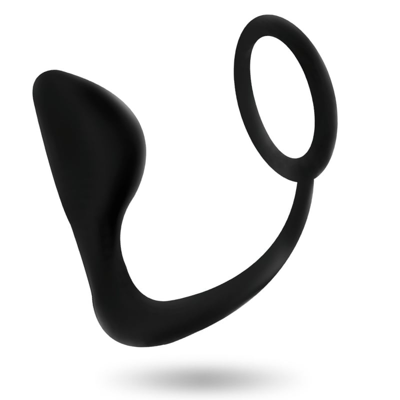Plug anal con anillo pene 0