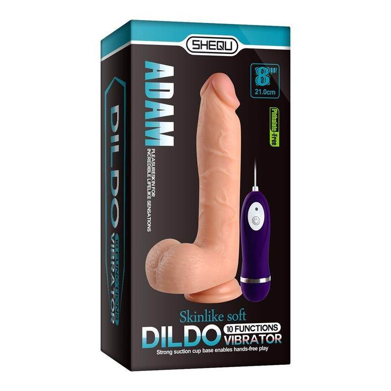 Vibrador Realista Control Remoto Adam 1