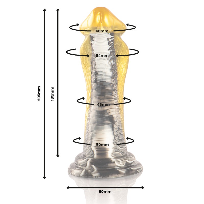 Drakon Dildo Cobra Amarilla 0