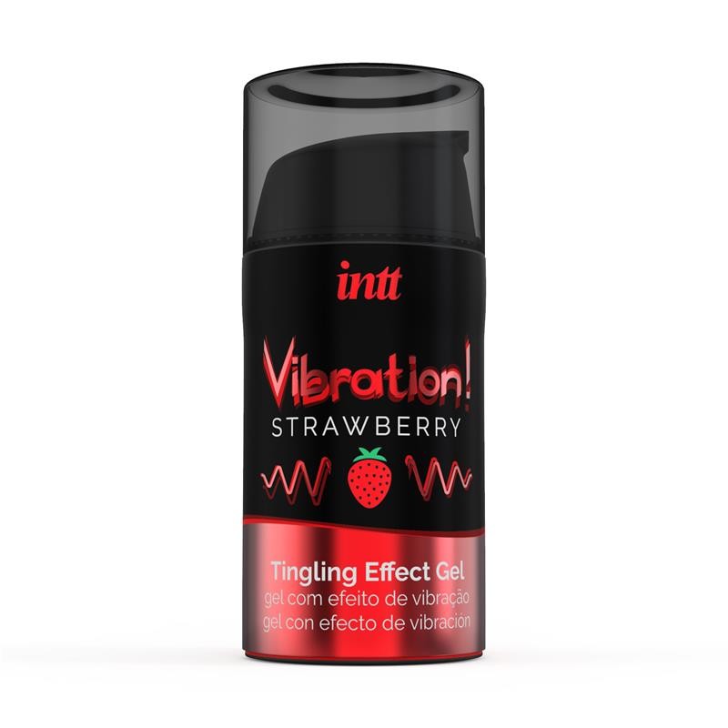 Vibrador liquido efecto calor aroma fresa 15 ml 0