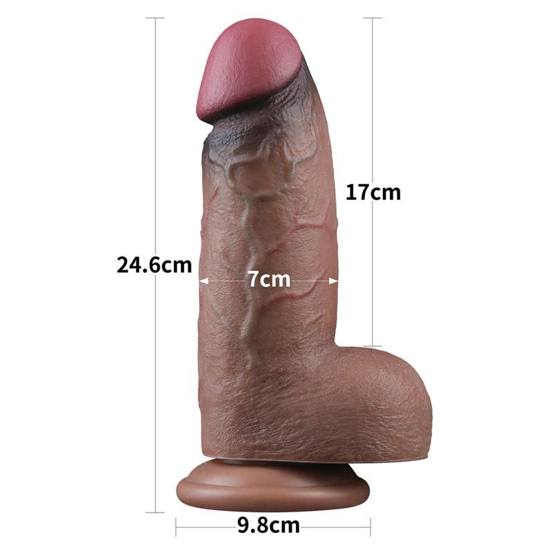 Dildo King XXL Moreno Dual Layer 0