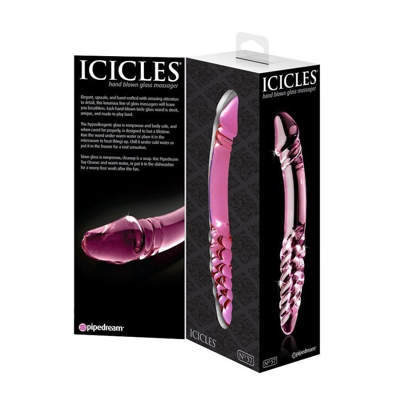 Consolador cristal icicles 57 0