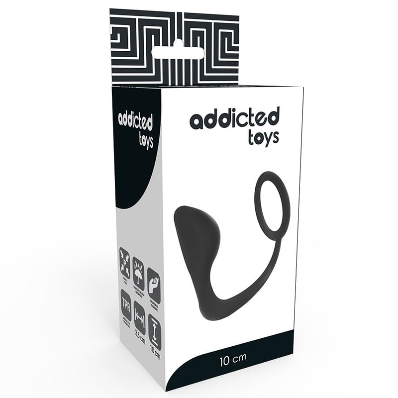 Plug anal con anillo pene 0