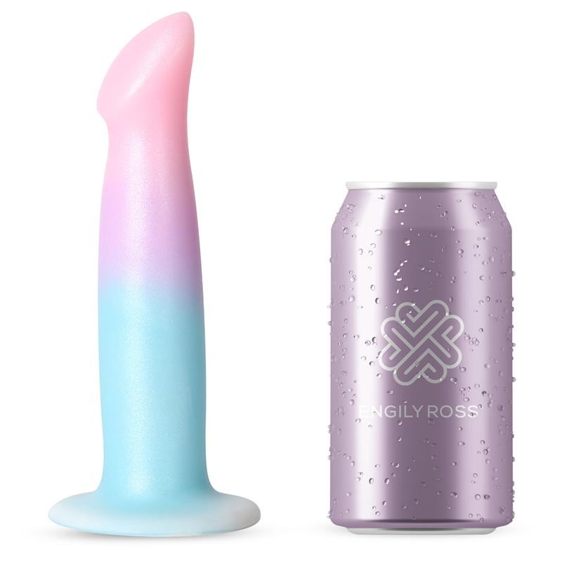 Dildo con Vibración Degradado 17 cm 0