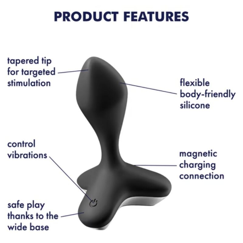 Plug Vibrador Game Changer Negro 0
