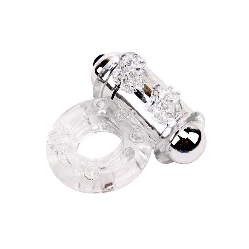 Anillo Vibrador para el Pene  Bull Ring Transparente 2