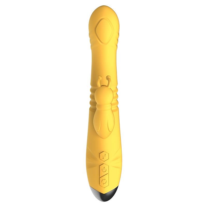 Honeybee Vibrador con Thrusting, Pulsación y Estimulador de Clítoris 2