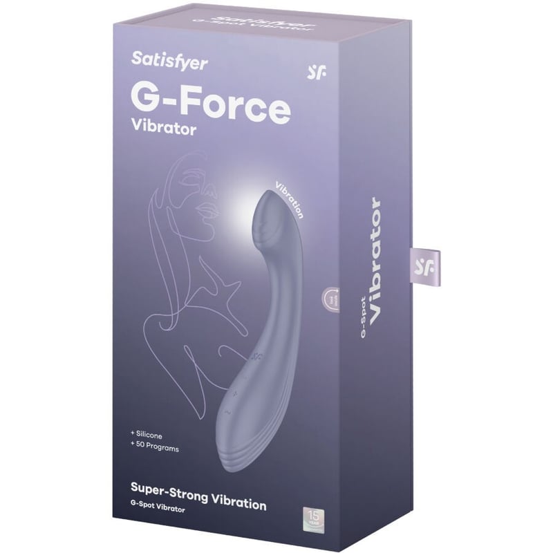 Vibrador Punto G G-force Morada 4