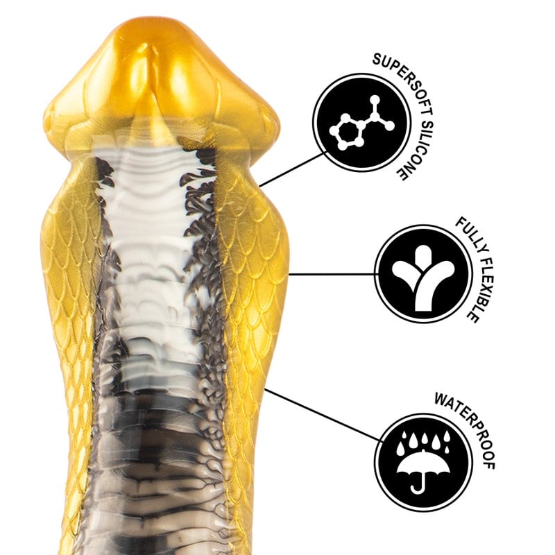 Drakon Dildo Cobra Amarilla 0