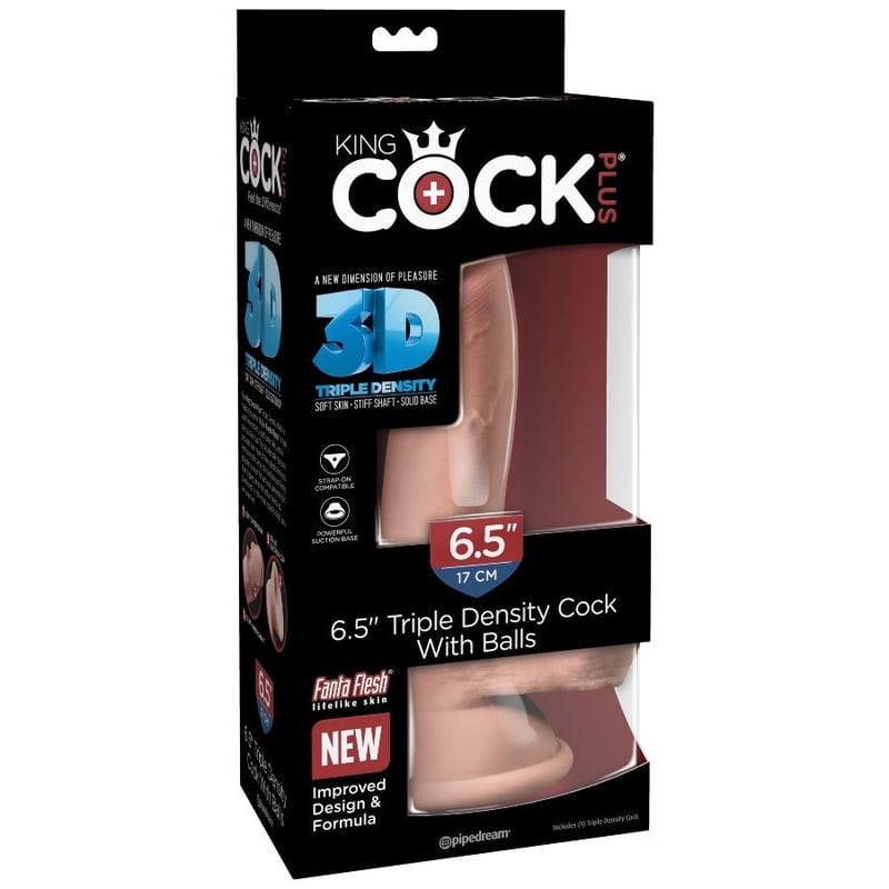 Kingcock Dildo Triple Densidad 14 cm 1