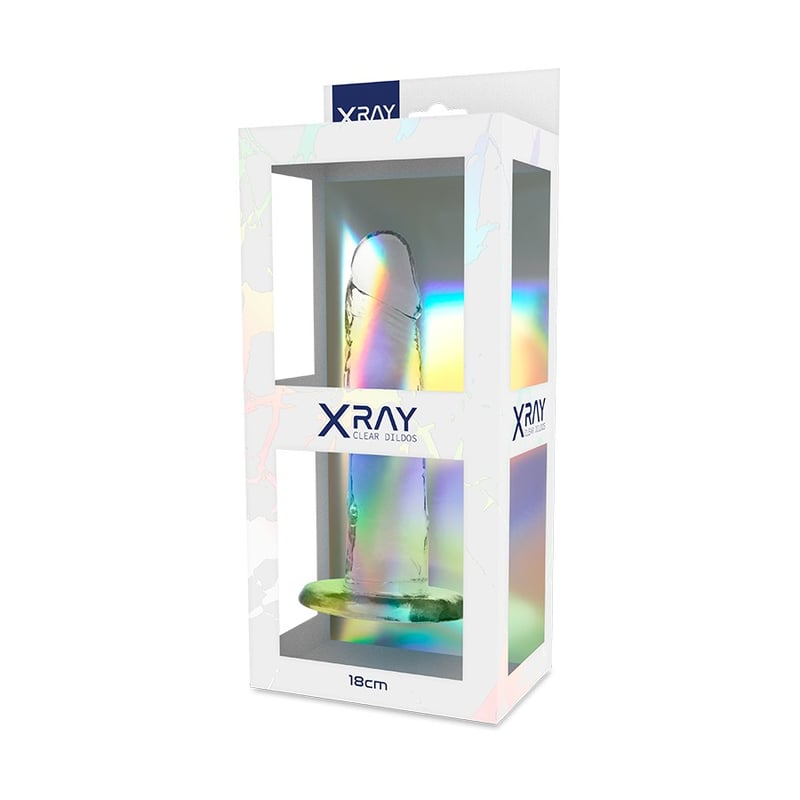 Dildo 009 Transparente 18 cm 1