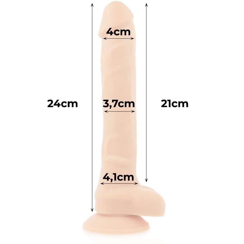 Dildo articulable 24 cm 0