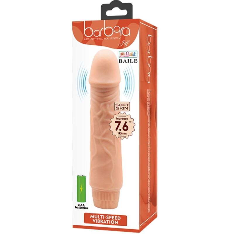 Vibrador Realista Barbara 20 cm 0