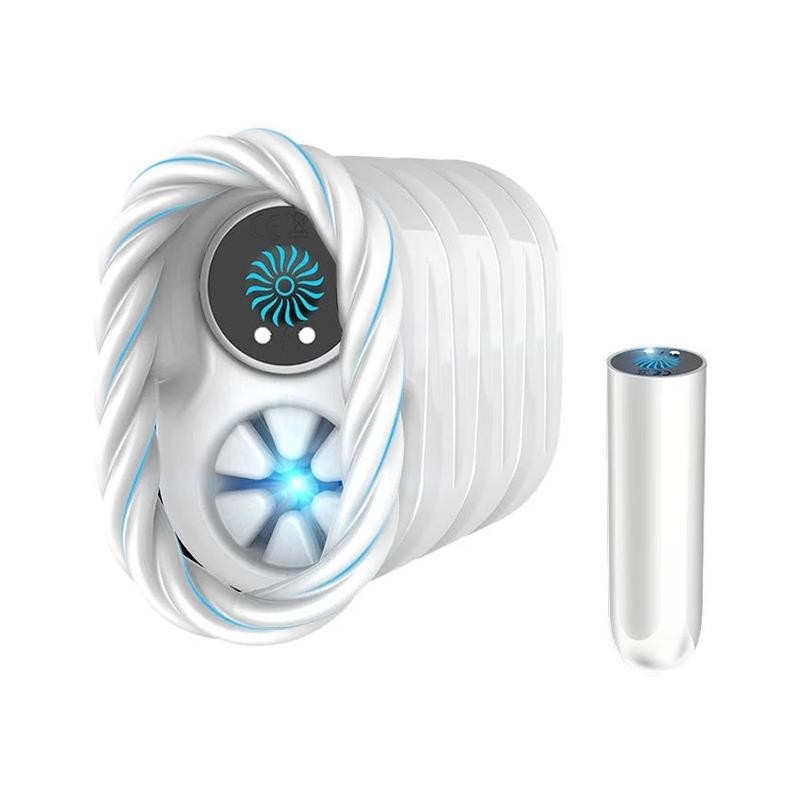 Guner Masturbador Masculino 100% Flexible con Bala Extraible Doble Orificio Silicona Premium USB Magnético 0