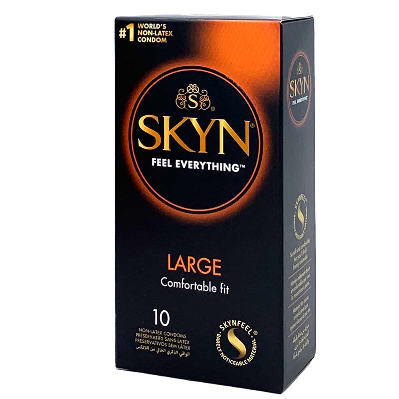 Manix Mates Condones MANIX SKYN LARGE sin látex, ahora para quienes prefieren disfrutar del skin original pero en tamaño grande. Tamaño XL Largos Sin Látex 10 uds