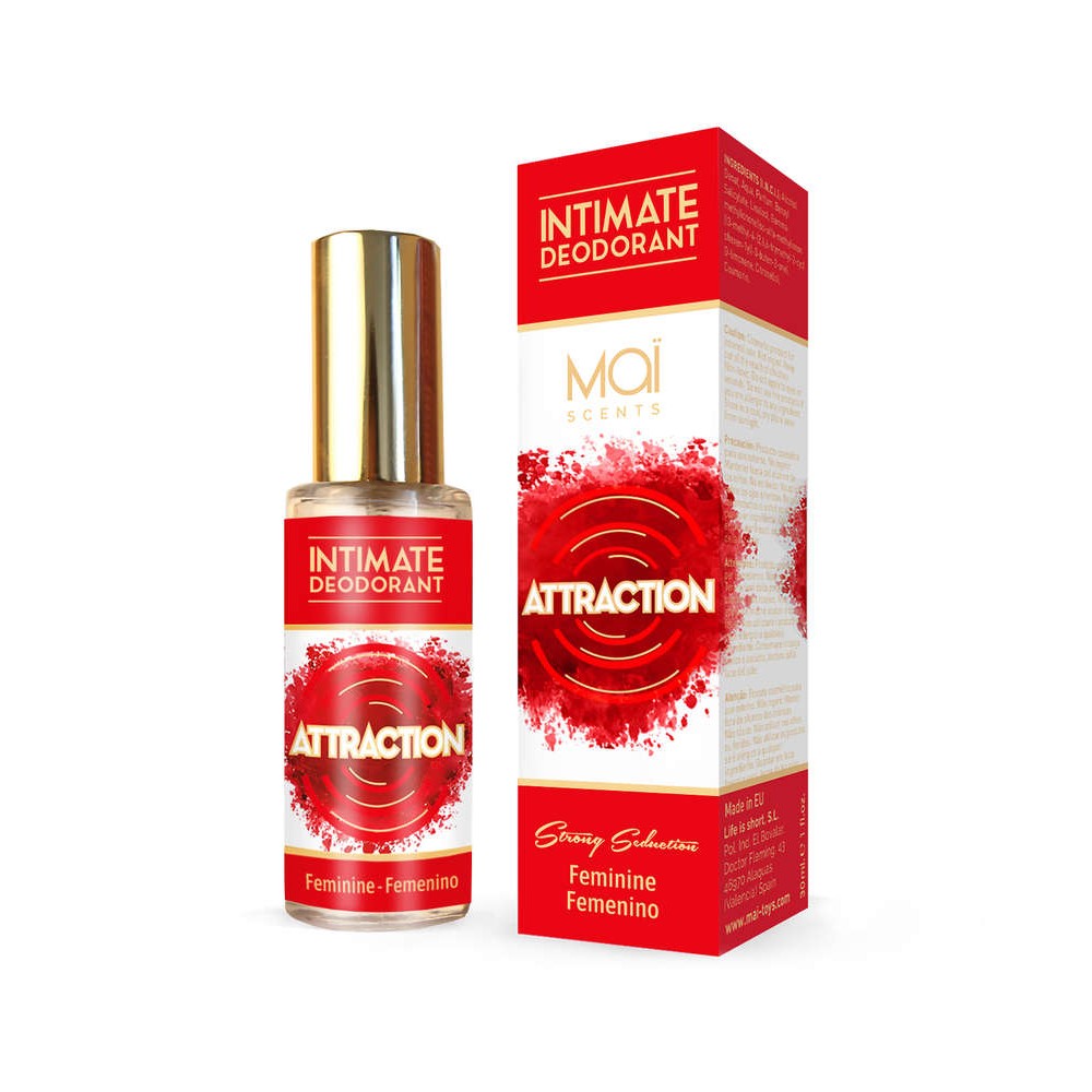 Desodorante Intimo Feminino 30 ml - Mai - Feromonas Eróticas