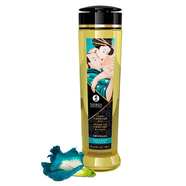 Aceite de masaje flores de isla - Shunga - Aceite para masajes eróticos