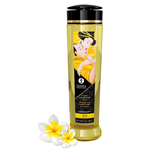 Aceite de masaje Serenity afrodisiaco - Shunga - Aceite para masajes eróticos