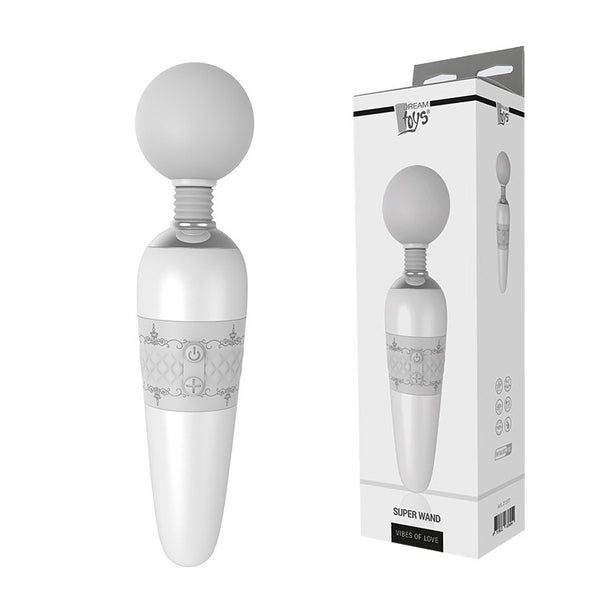 Masajeador Super Wand Recargable Gris - DreamToys - Vibradores