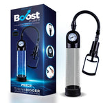 Bomba Manual con Medidor para el Pene PSX03 Transparente - Boost Pumps - Bombas de succión (2)