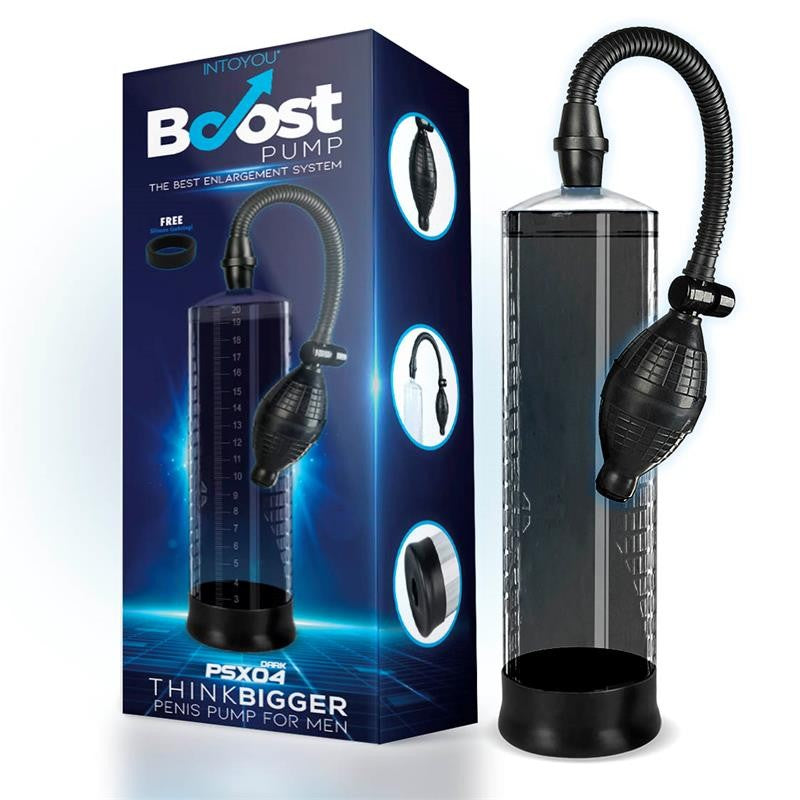 Bomba Manual para el Pene PSX04 Negro - Boost Pumps - Bombas de succión (2)