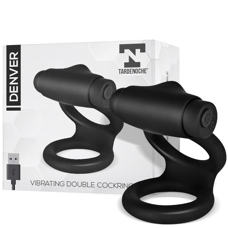 Anillo Doble Denver - Tardenoche - Anillo vibrador para el pene (con y sin vibración)