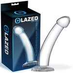 Dildo Curvado Material Cristalino 18 cm 0