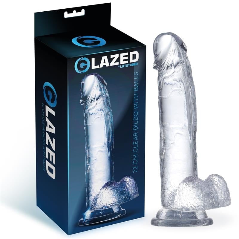 Dildo Realista Cristalino 22 cm - Glazed - Dildos o Consoladores