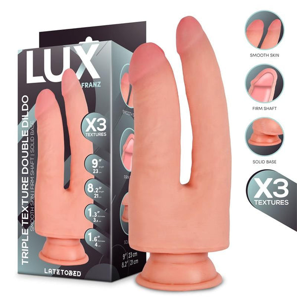 Franz Dildo Doble de Triple Densidad - LUX - Dildos o Consoladores