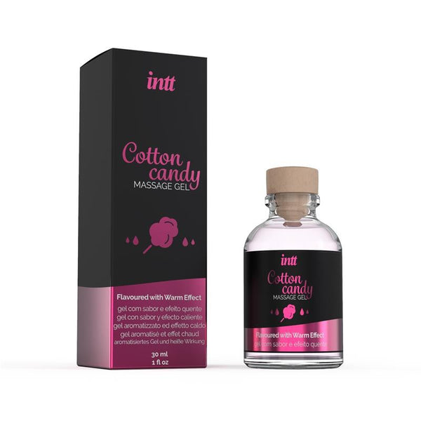 Gel de Masaje Efecto Calor Algodón de Azucar 30 ml - Intt - Lubricantes sexuales