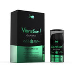 Gel vibrador efecto calor cannabis 15ml - Intt - Estimulantes sexuales
