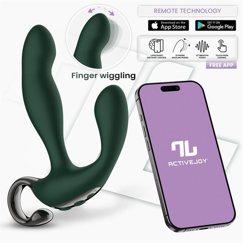 Masajeador Prostático Greeny con App - Intoyou App Series - Vibradores masculinos para el masaje prostático