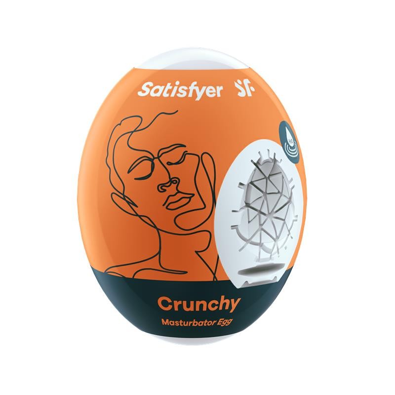 Huevo Masturbador Eggcited Crunchy - Satisfyer - Masturbadores masculinos