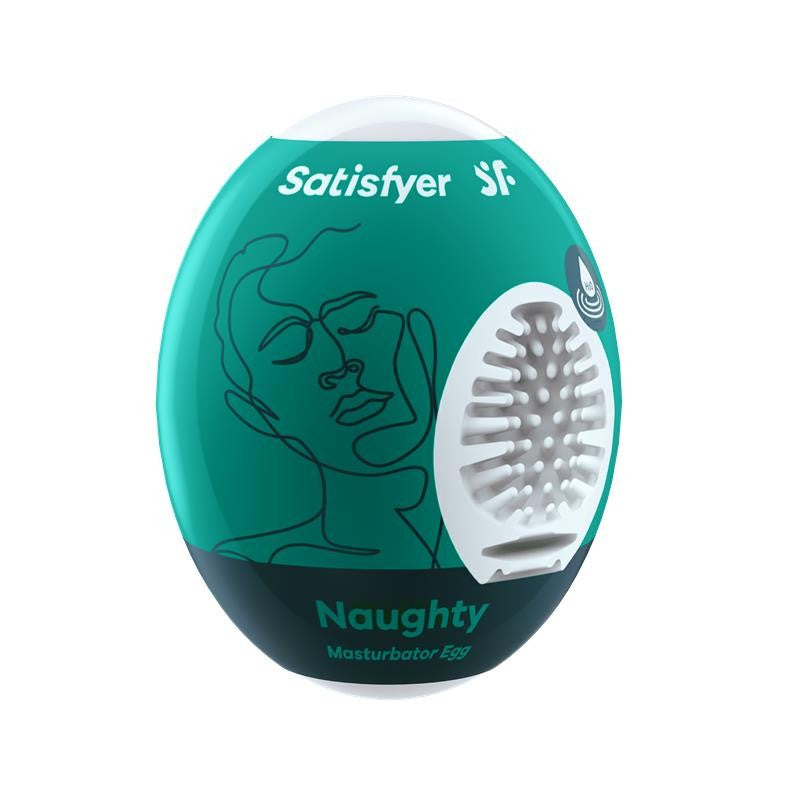 Huevo Masturbador Eggcited Naughty - Satisfyer - Masturbadores masculinos