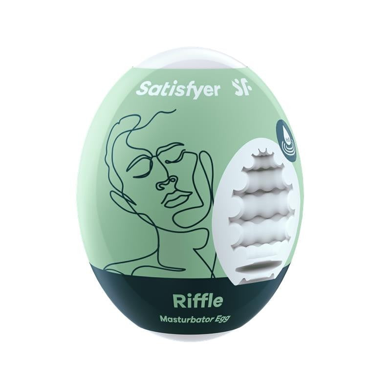 Huevo Masturbador Eggcited Riffle - Satisfyer - Masturbadores masculinos